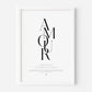 Amour Custom Print