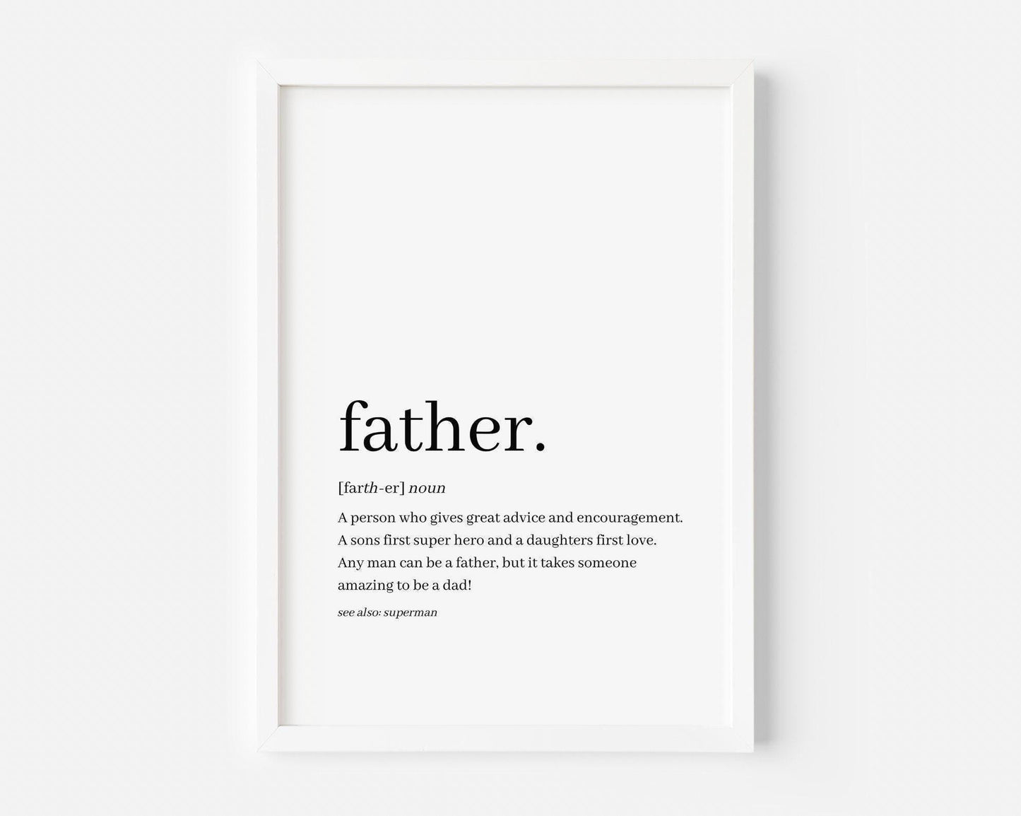 Father Custom Print