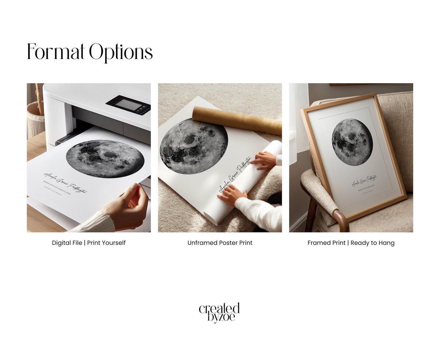 Our Date Custom Print