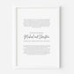 Wedding Vow Quote  Custom Print