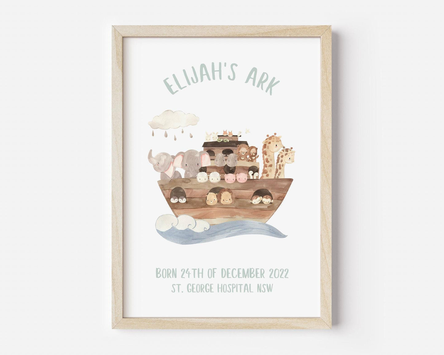 Noahs Ark Custom Print