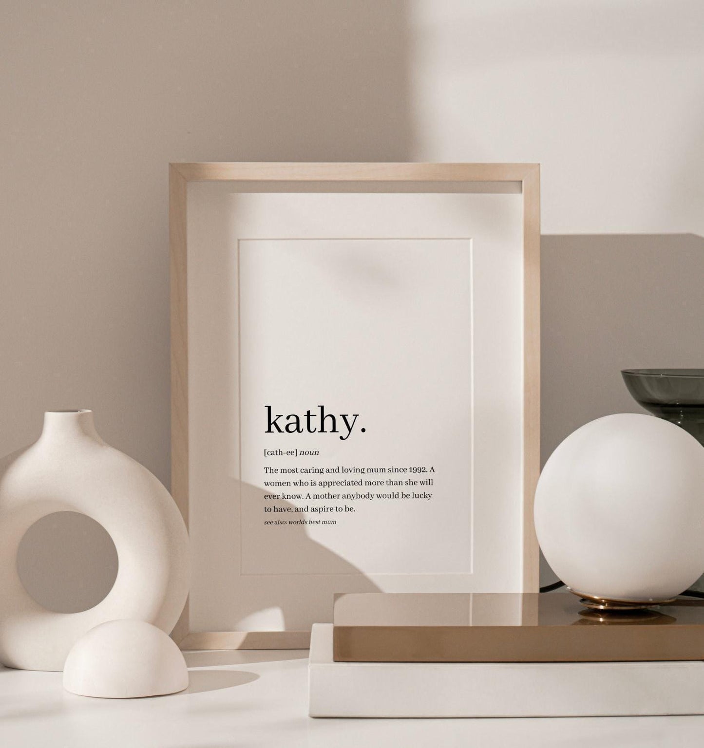 Mother Definition Name Custom Print