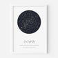 Star Map Custom Print