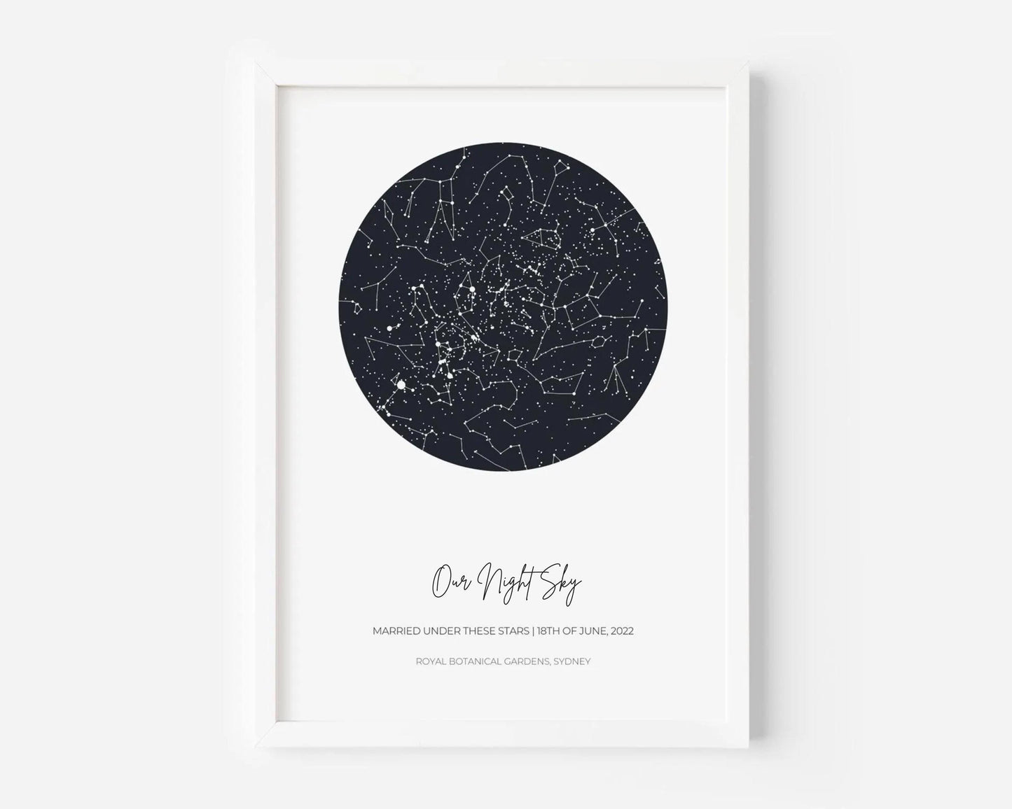 Star Map Custom Print