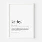 Mother Definition Name Custom Print