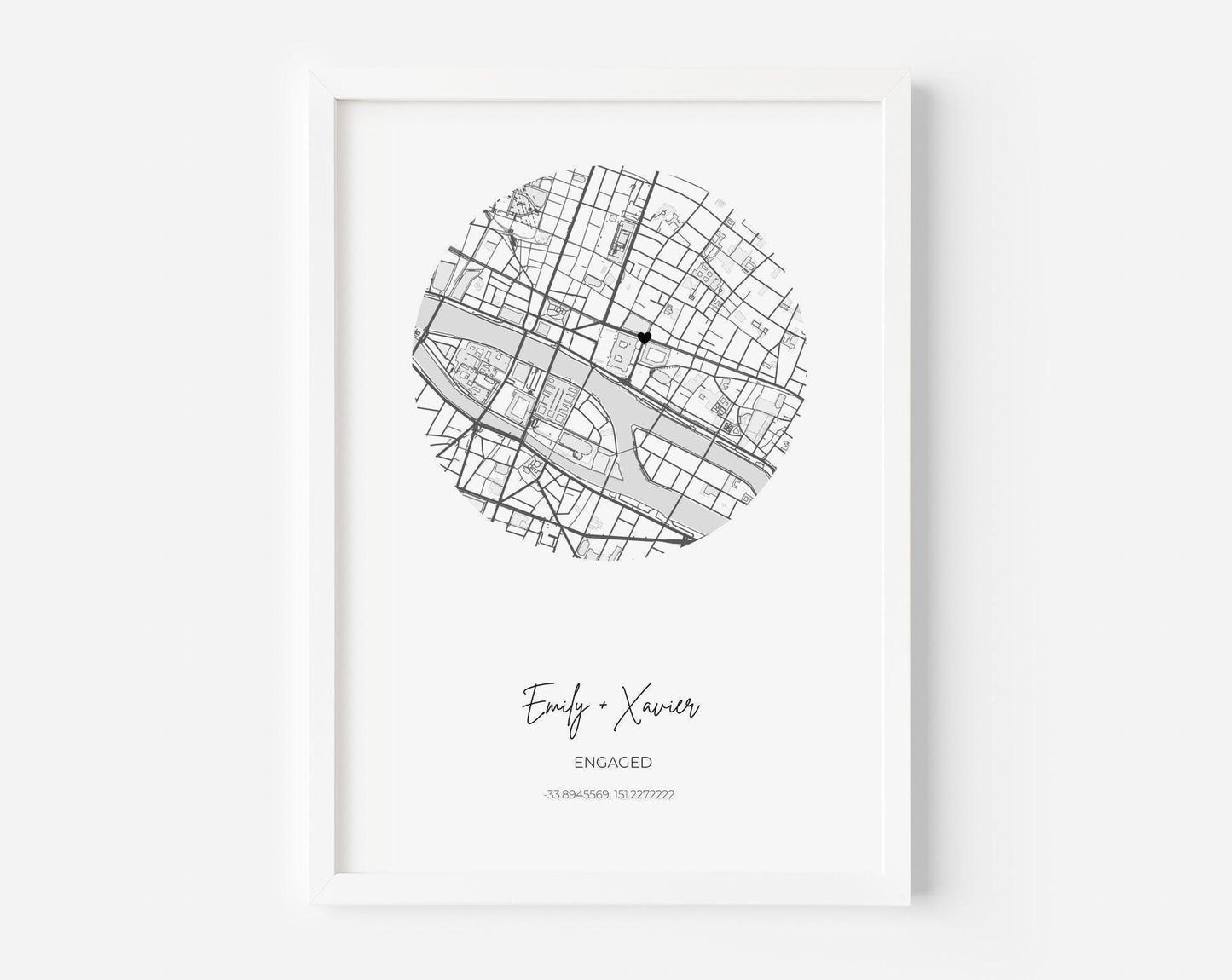 Our Location Custom Print