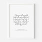 Song Quote Custom Print