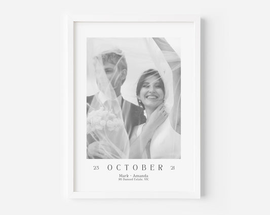Our Date Custom Print