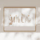 Animal Name Custom Print