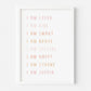 Kids Affirmation Custom Print