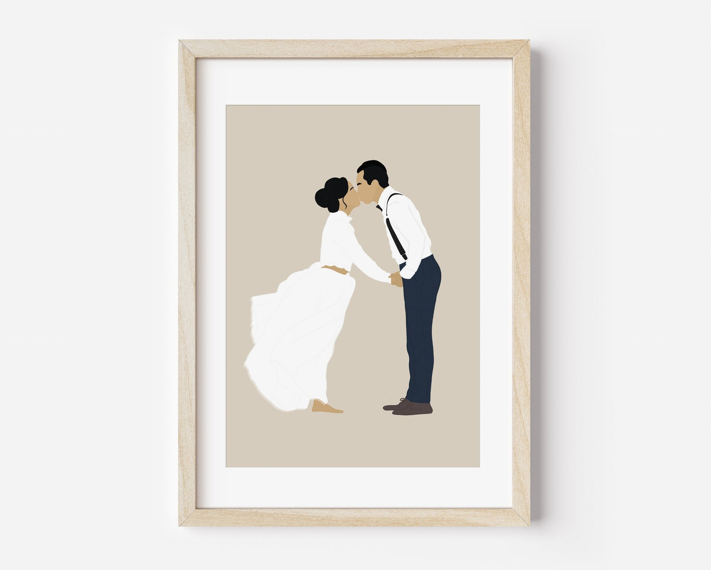 Personalised Wedding Illustration - Created By Zoe