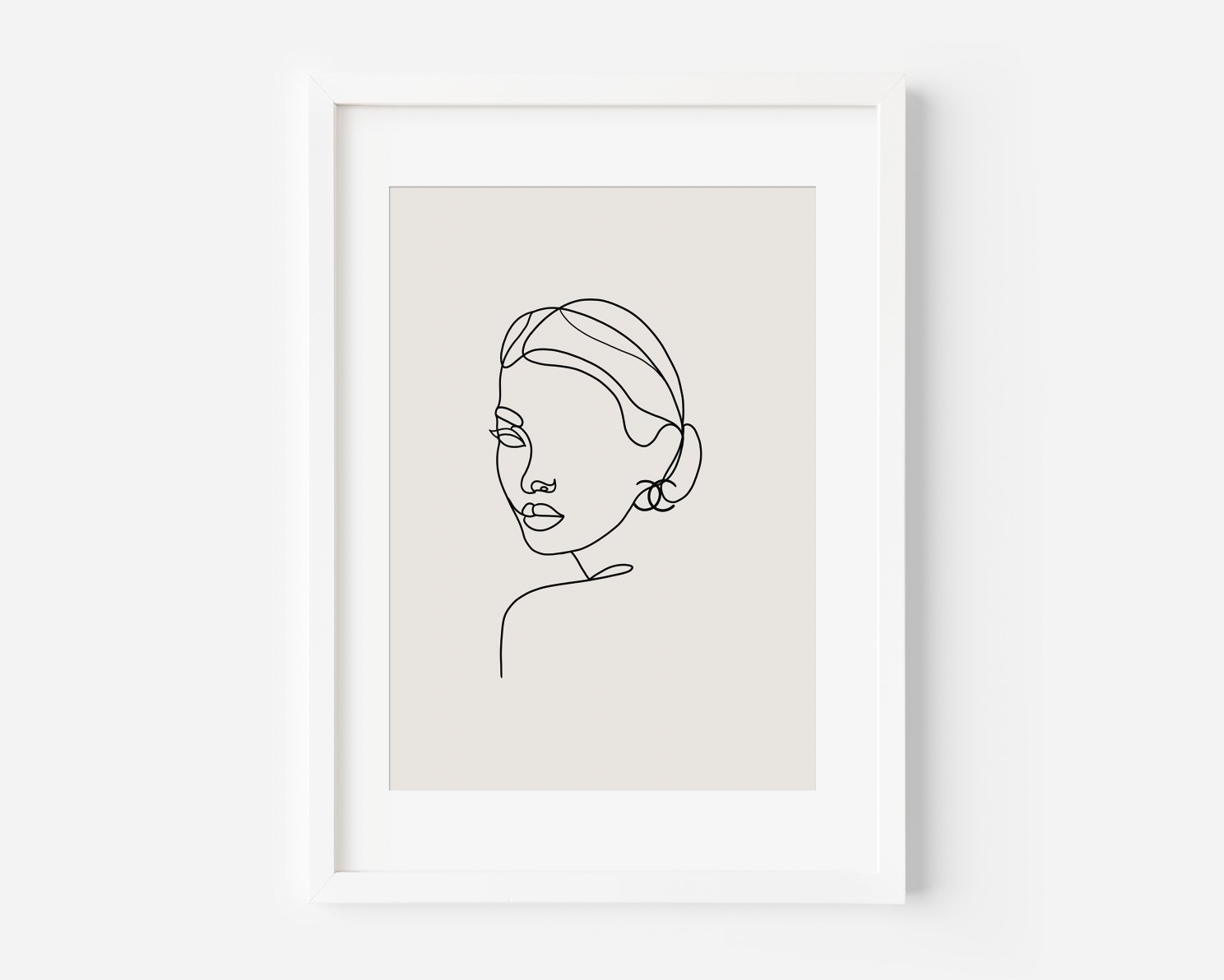 Simply Chanel Line Art Poster Print - Created By Zoe