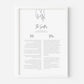 Wedding Vows Personalised Print - Created By Zoe